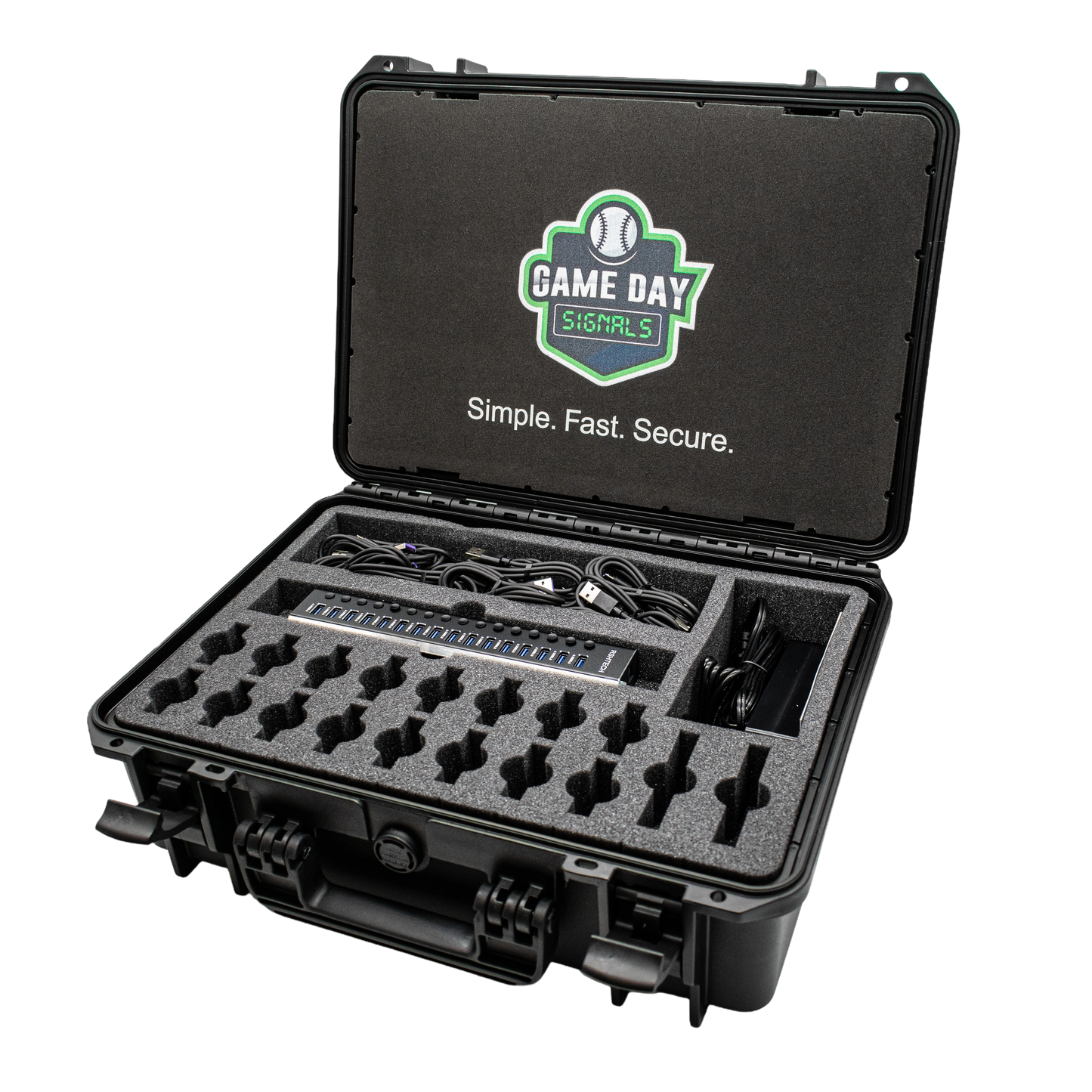 Carrying Case and Charging Hub